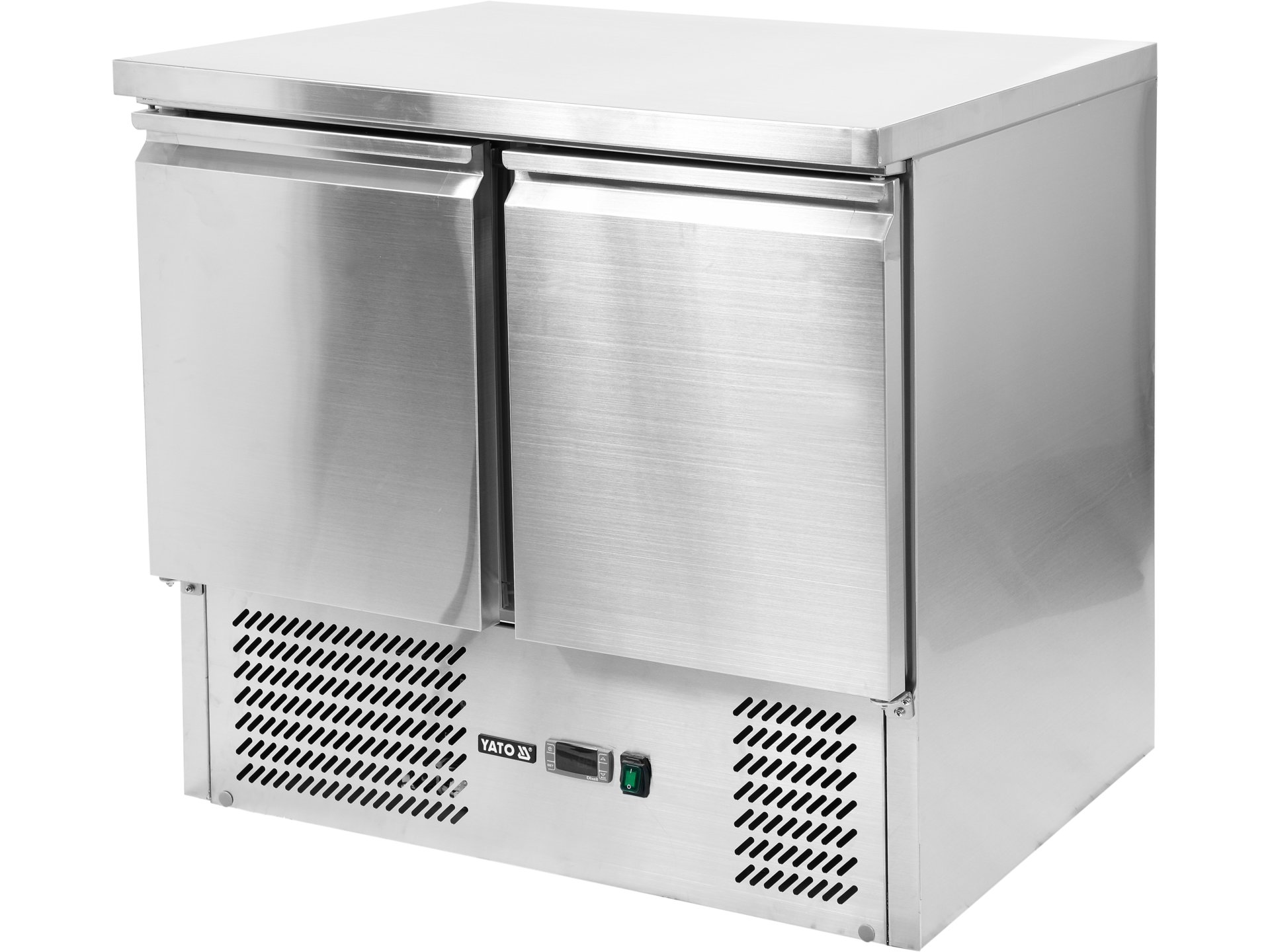 2 door refrigerated counter