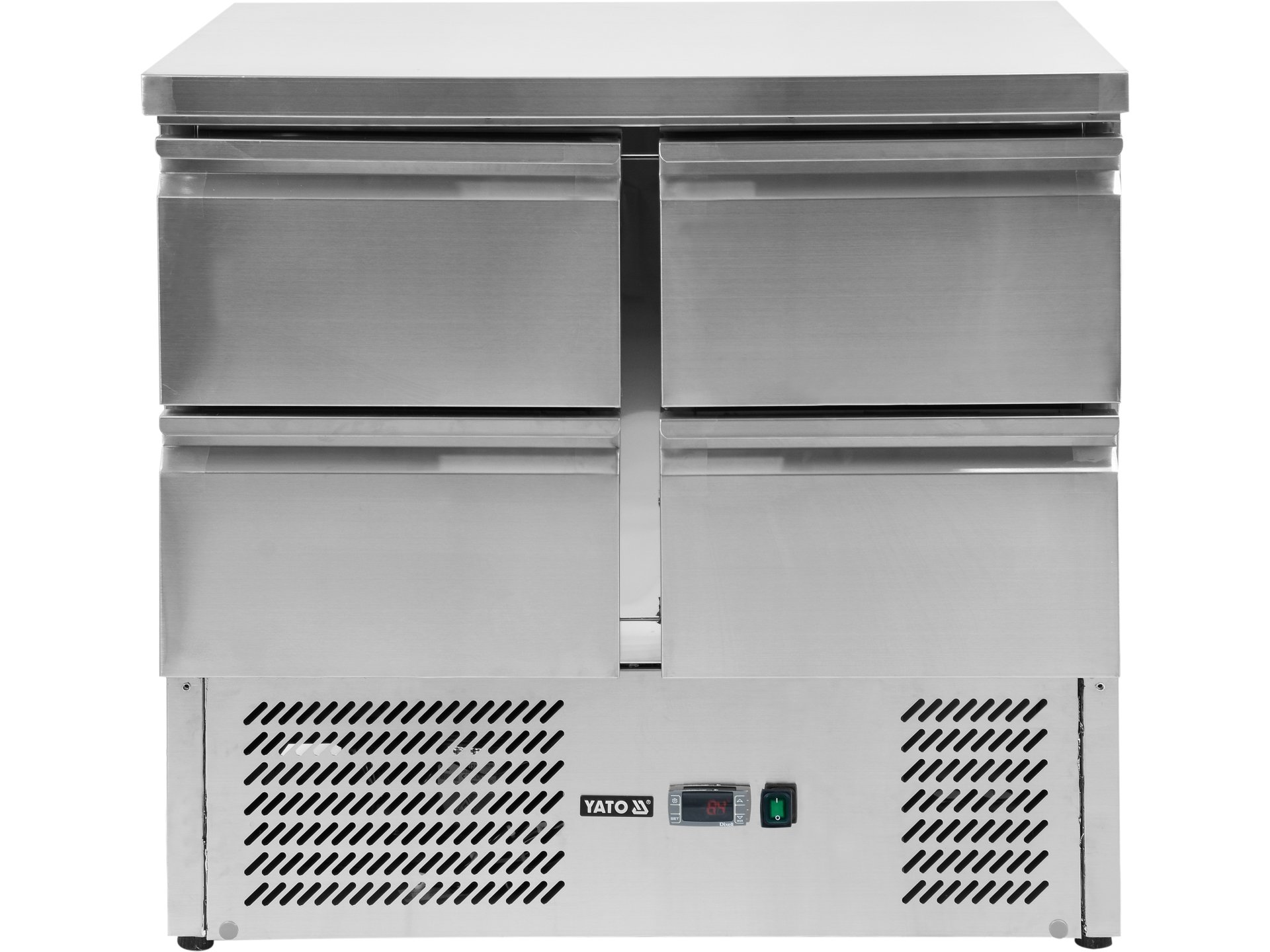 Refrigerated counter with 4 drawers