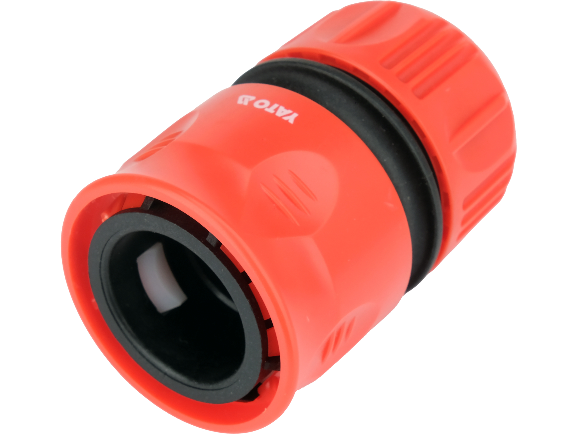 High flow waterstop hose connector