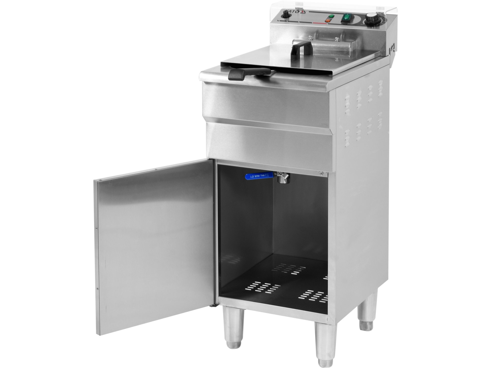 Fryer with cabinet