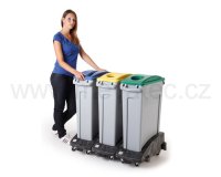 Slim Jim konteiners 87 l - zils