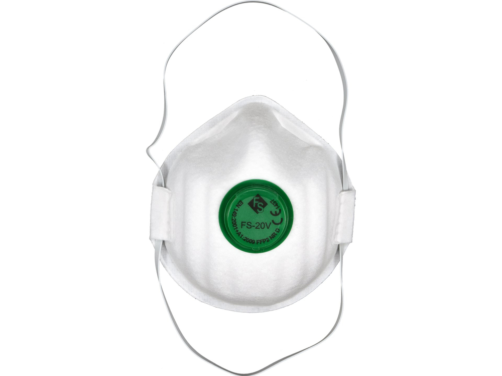 Folding mask set 5 pcs. with valve, FFP2