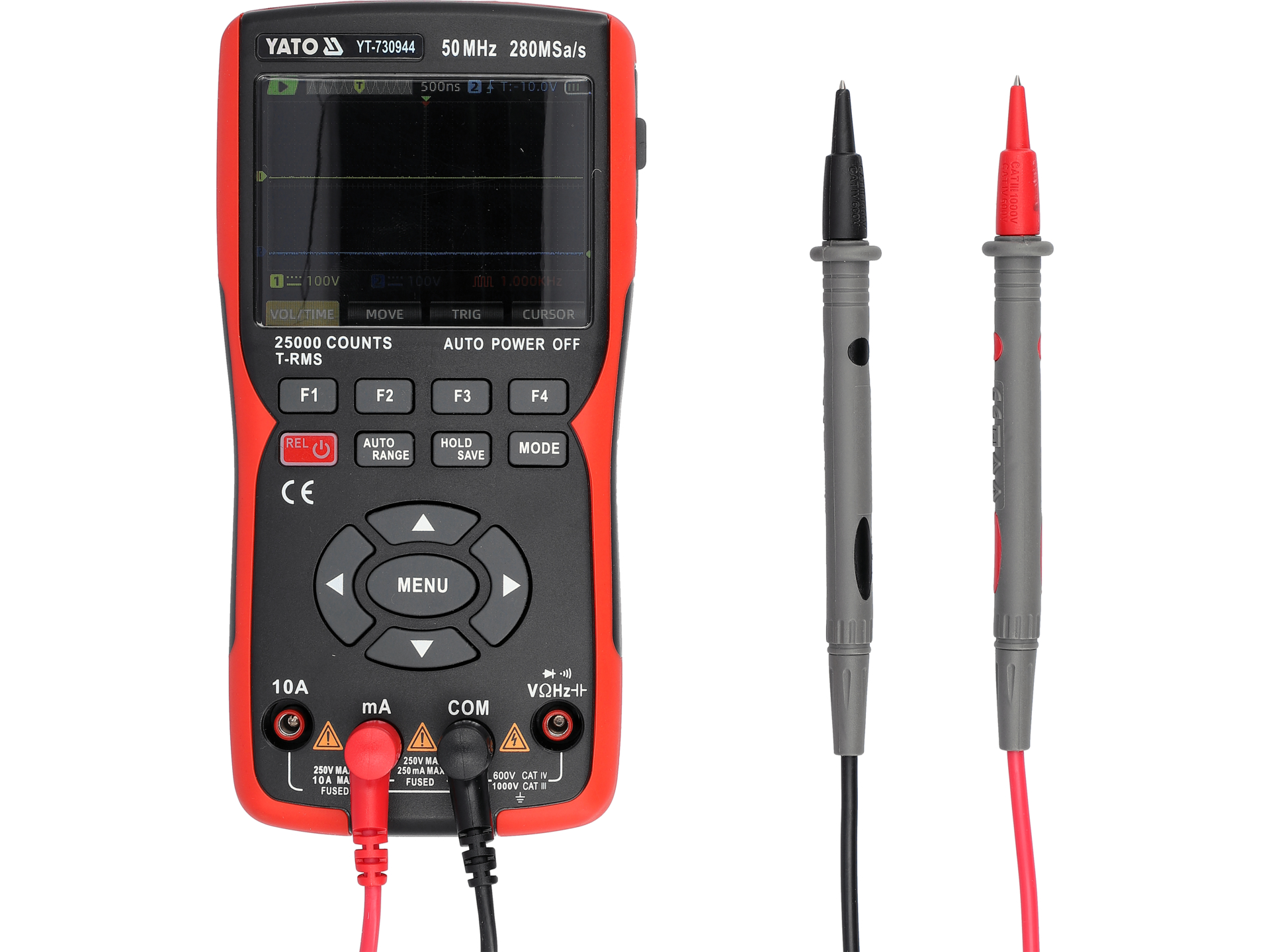 Digital multimeter with oscilloscope