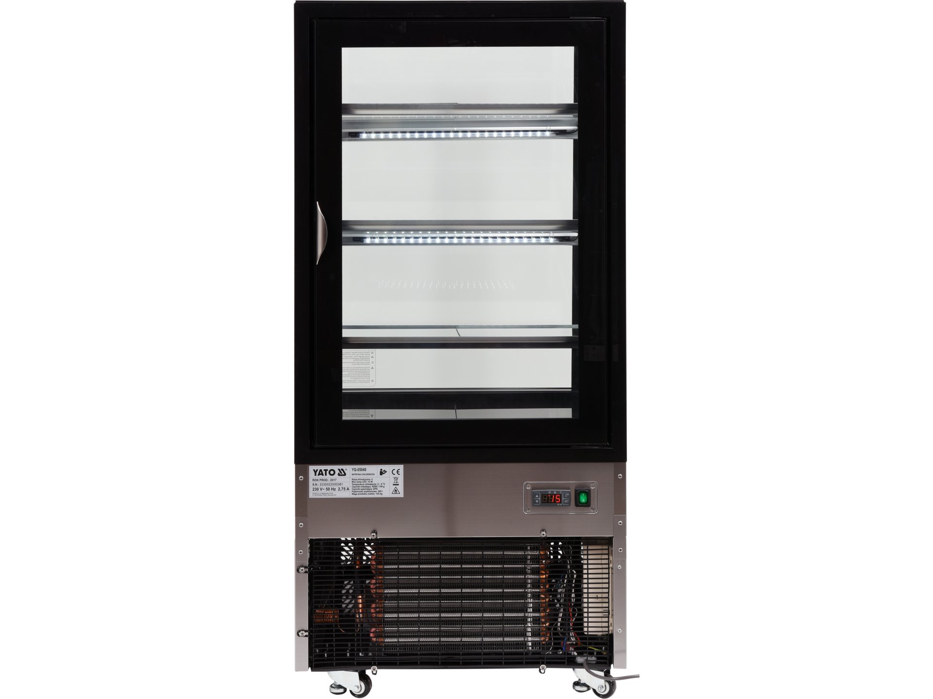 Refrigerated display case