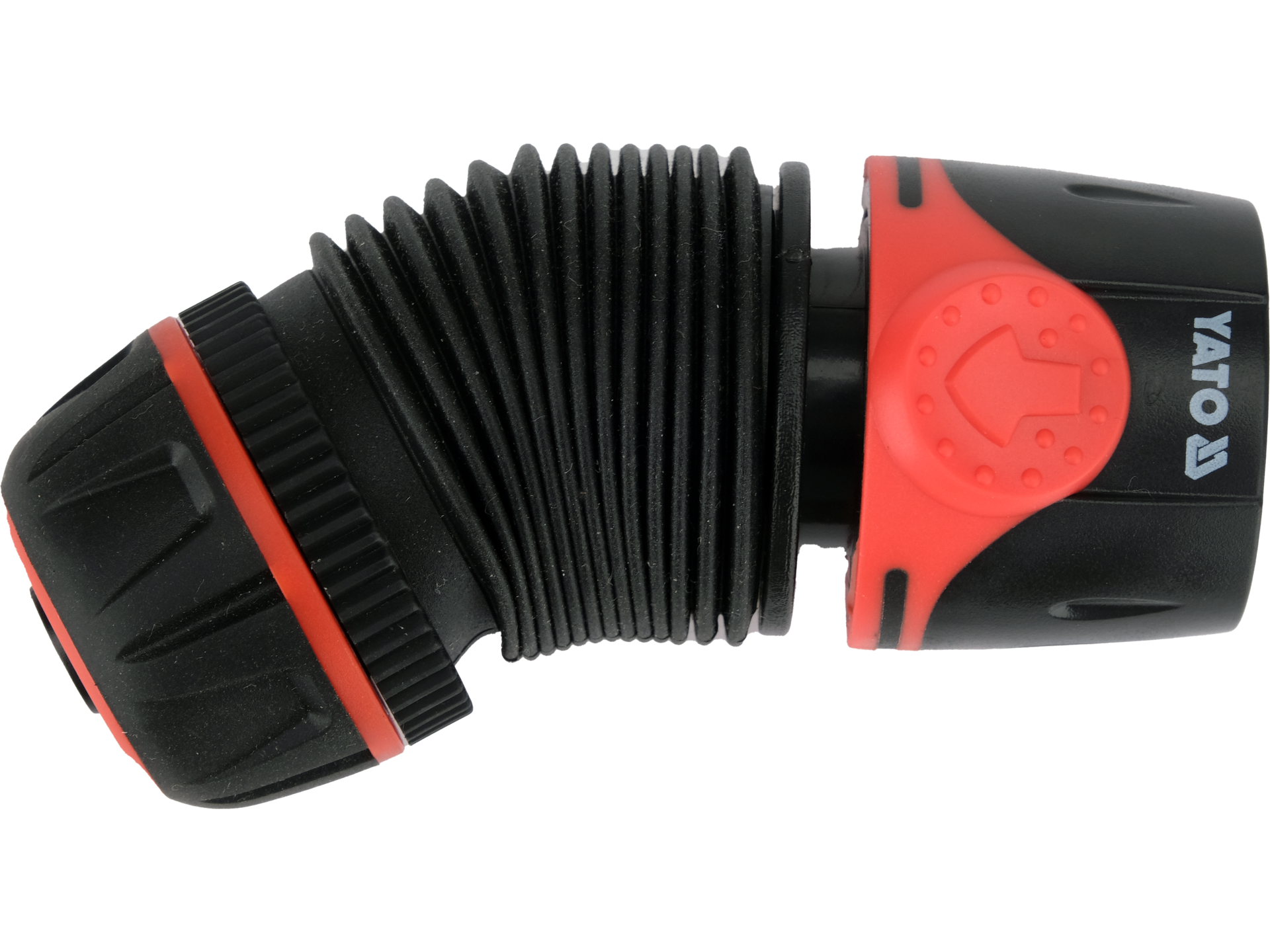 Adjustable angle hose connector