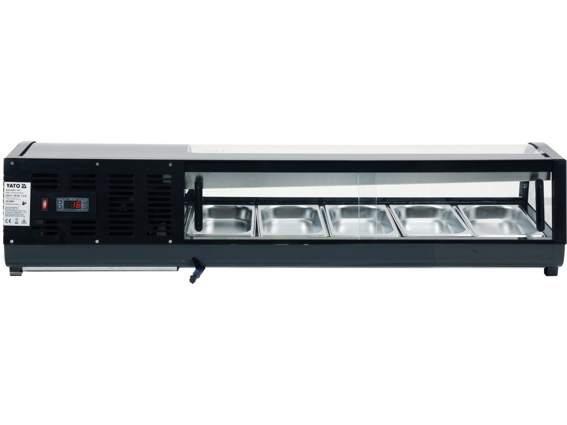 Refrigerated sushi display case