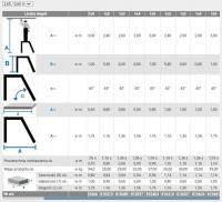 Mobile ladder - platform KRAUSE 600 mm
