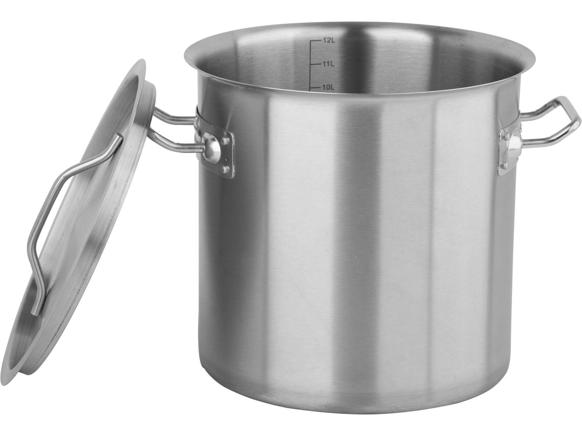 Deep stockpot with lid