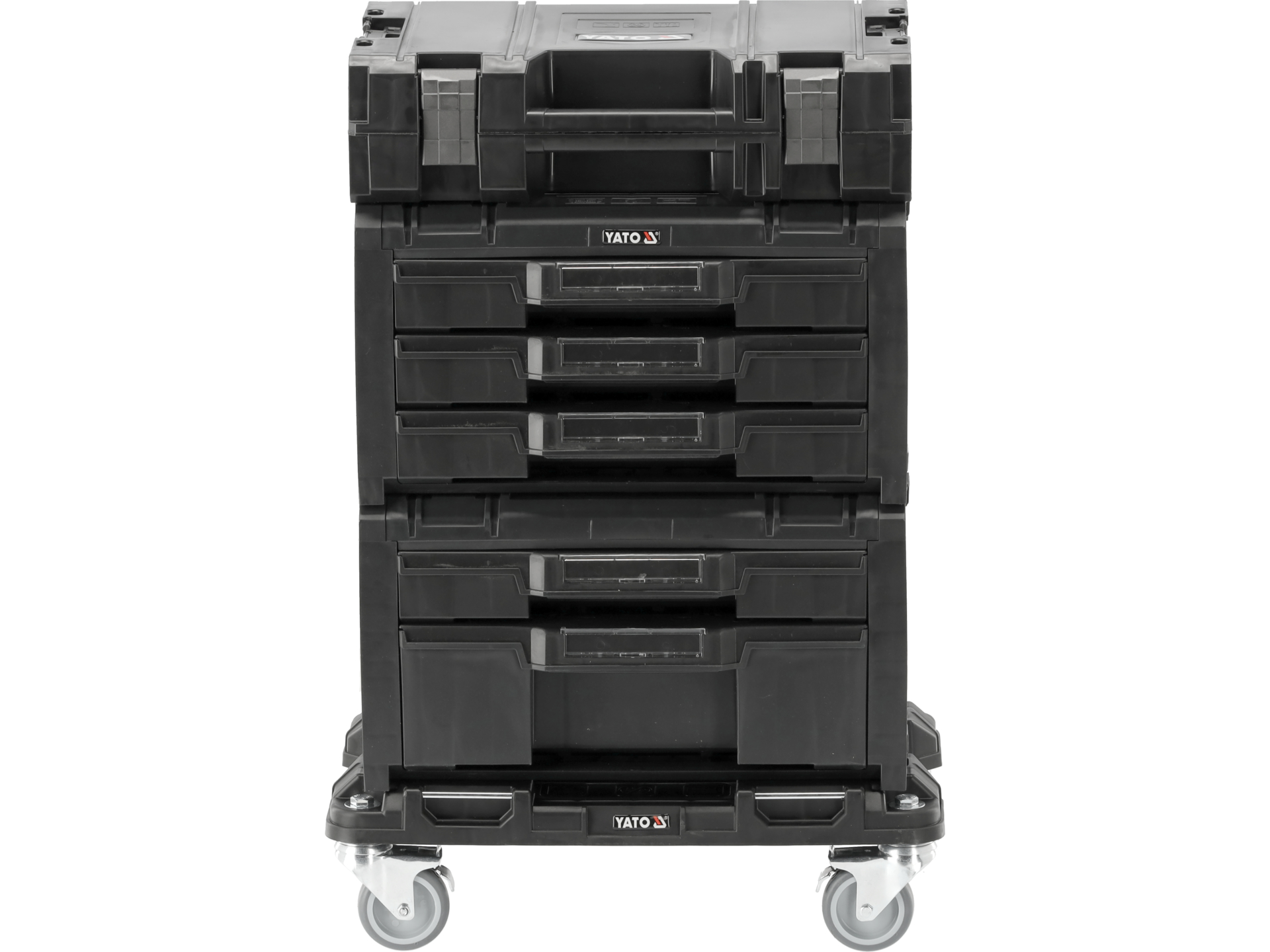 Tool box set with platform