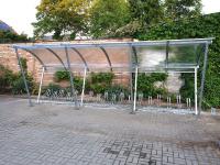 Velo nojume tikai segta, 15 velosipēdiem / 630 cm