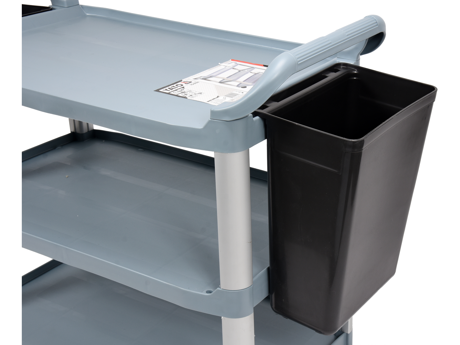 Container for service trolley