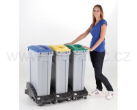 Slim Jim konteiners 87 l - zils