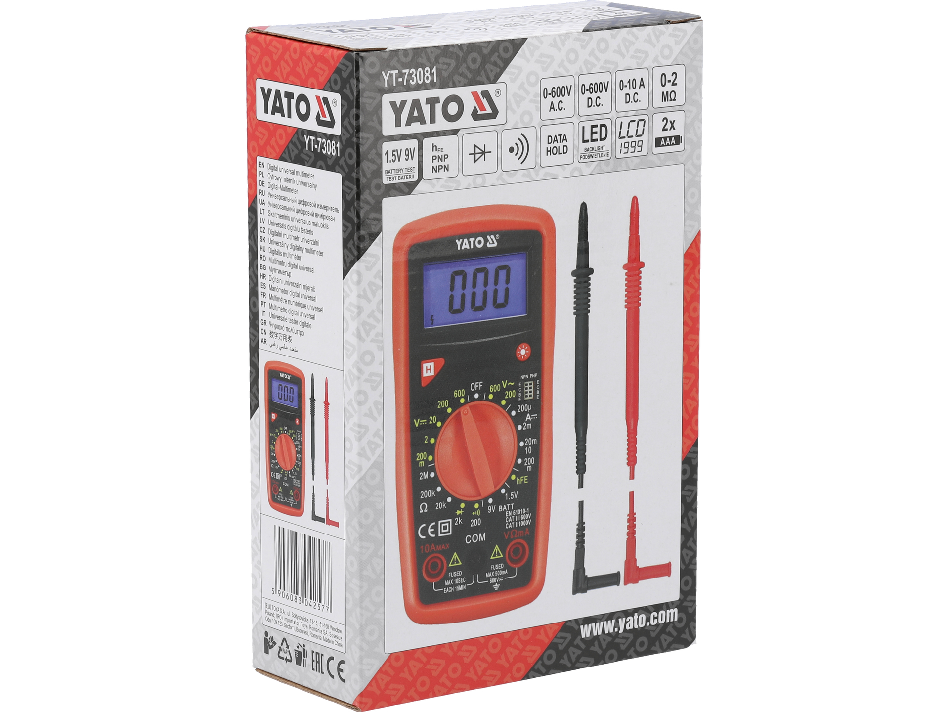 Digital universal multimeter