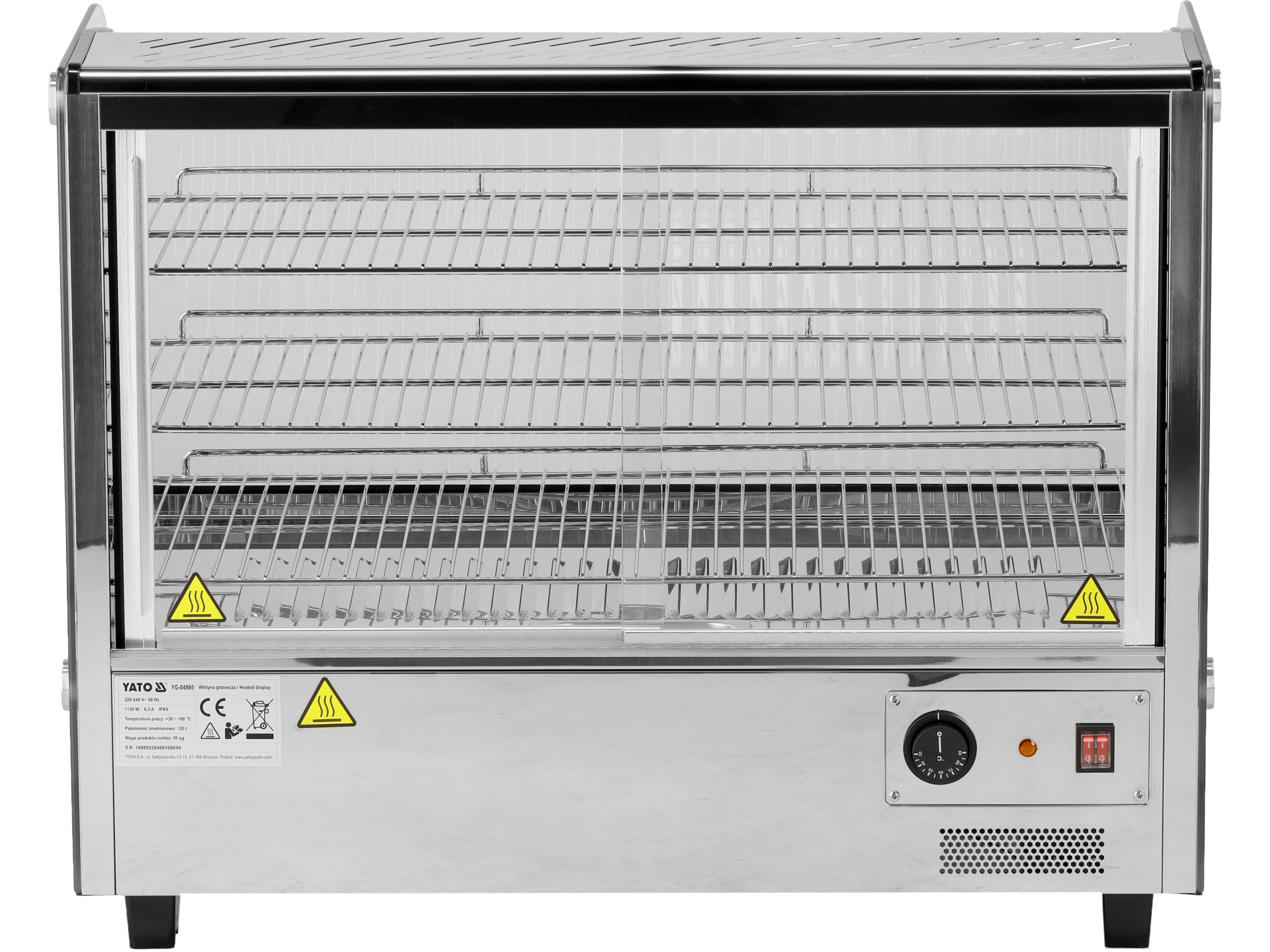 Heated display