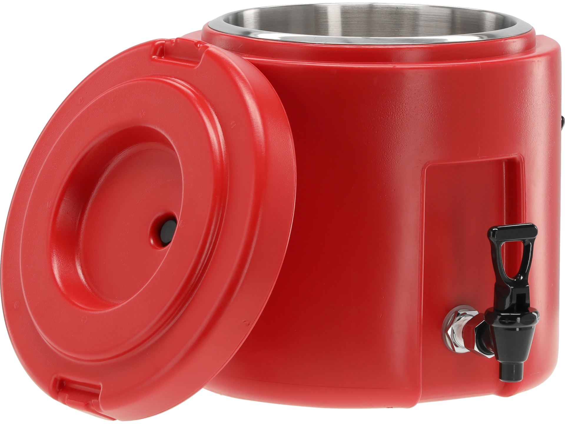 Round isothermal container