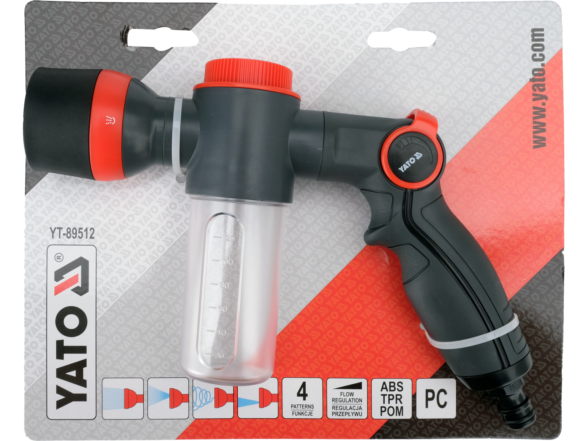 Spray gun with dispenser