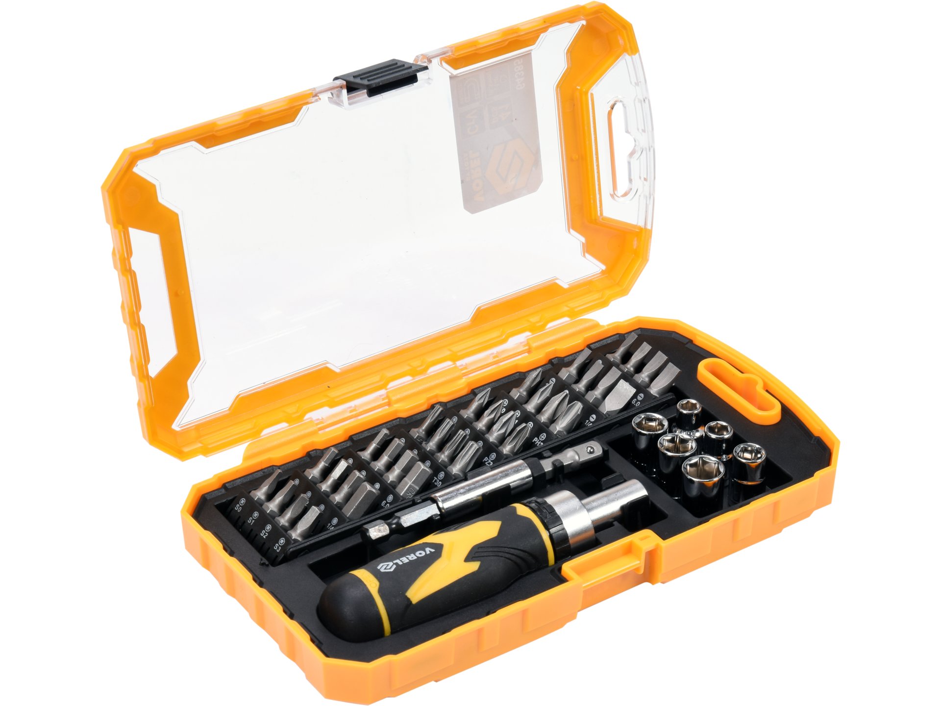 Ratchet screwdriver with bits