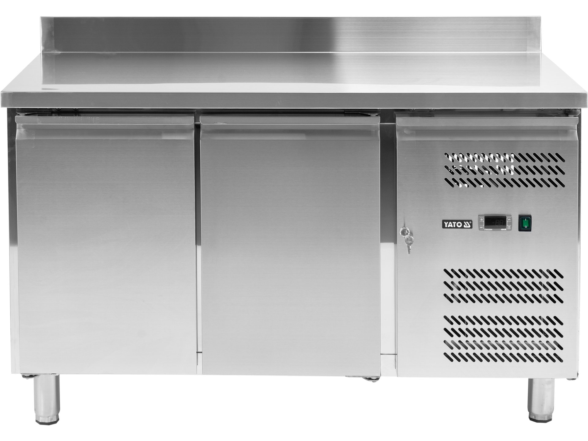 2 door freezer counter