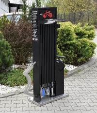 PREMIUM velosipēdu remonta stacija ar grīdas sūkni