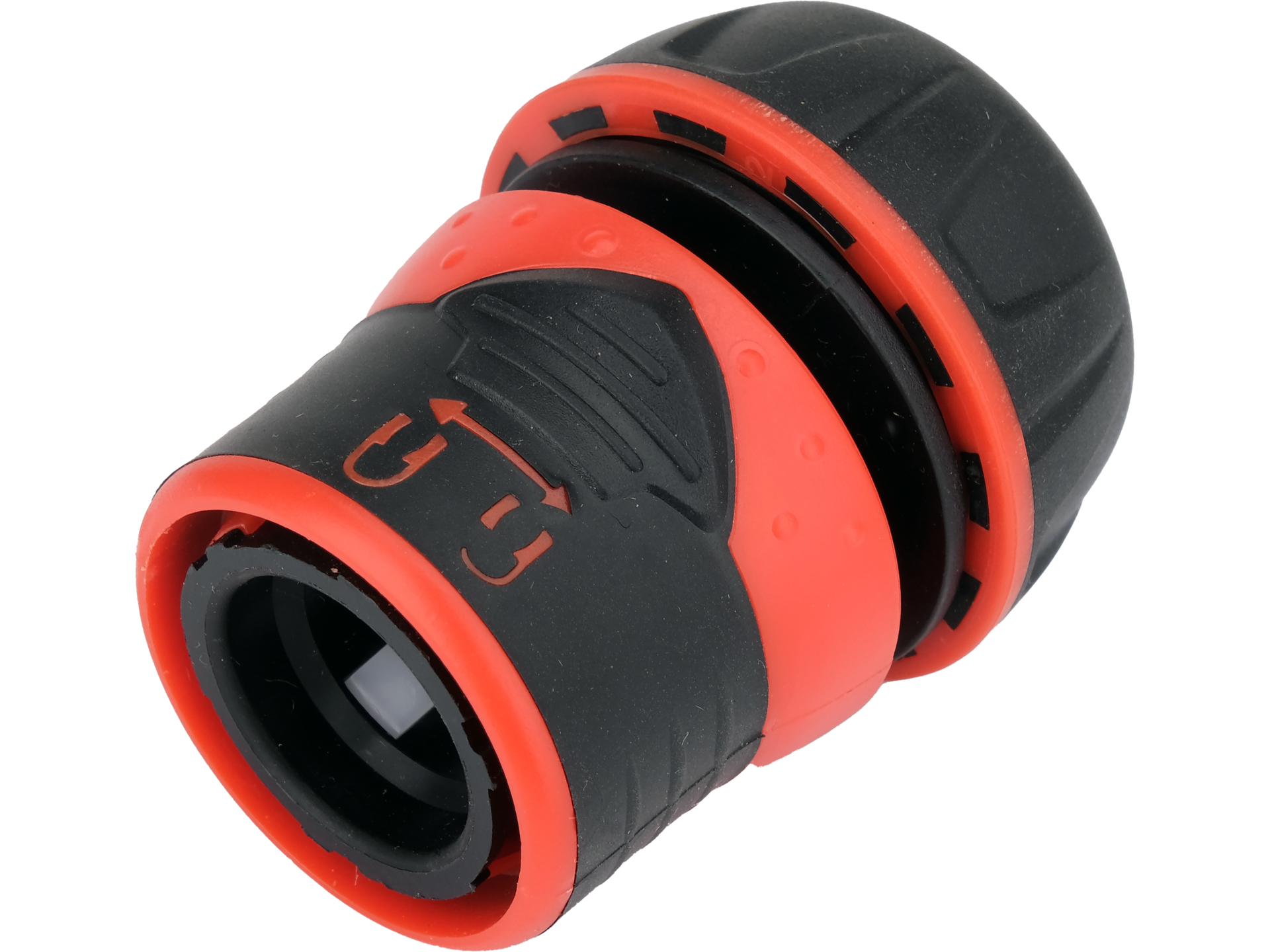 Hose connector with lock