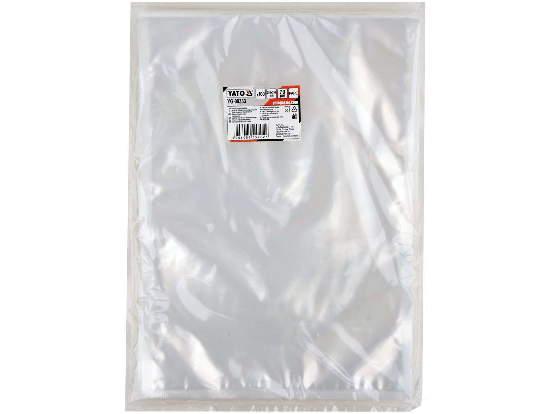 Bags for vacuum packing