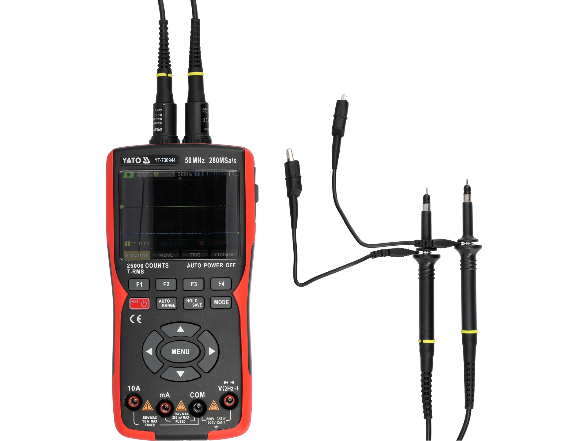 Digital multimeter with oscilloscope