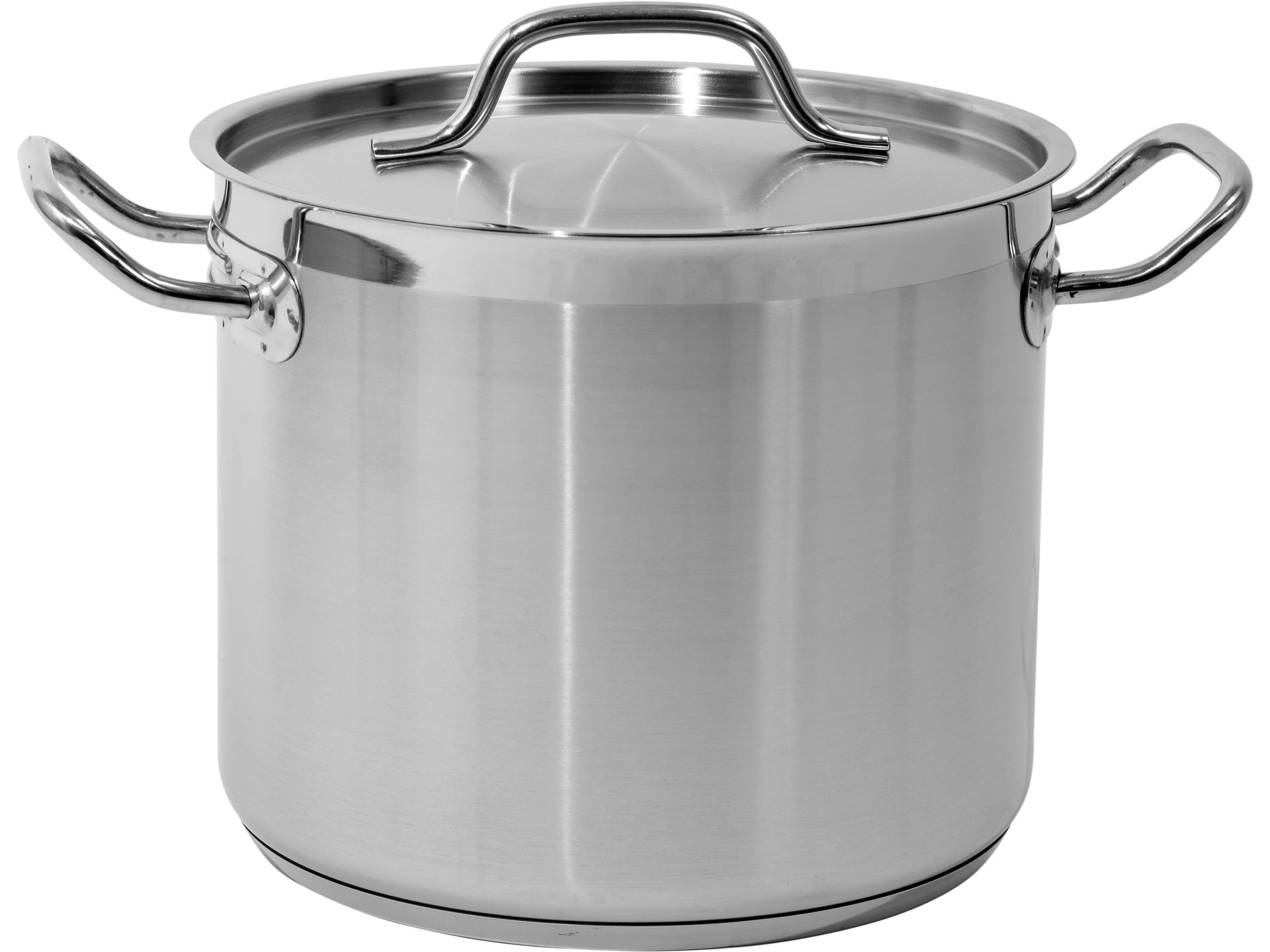 Deep stockpot with lid