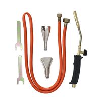 FASTER TOOLS Lodēšanas deglis 2KW 3 sprauslas + šļūtene 1,5m