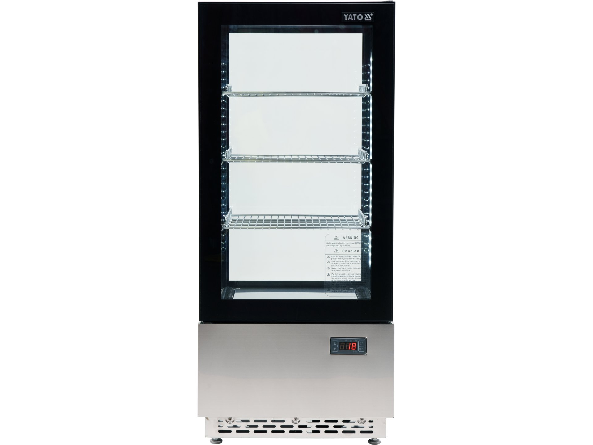 Refrigerated display case