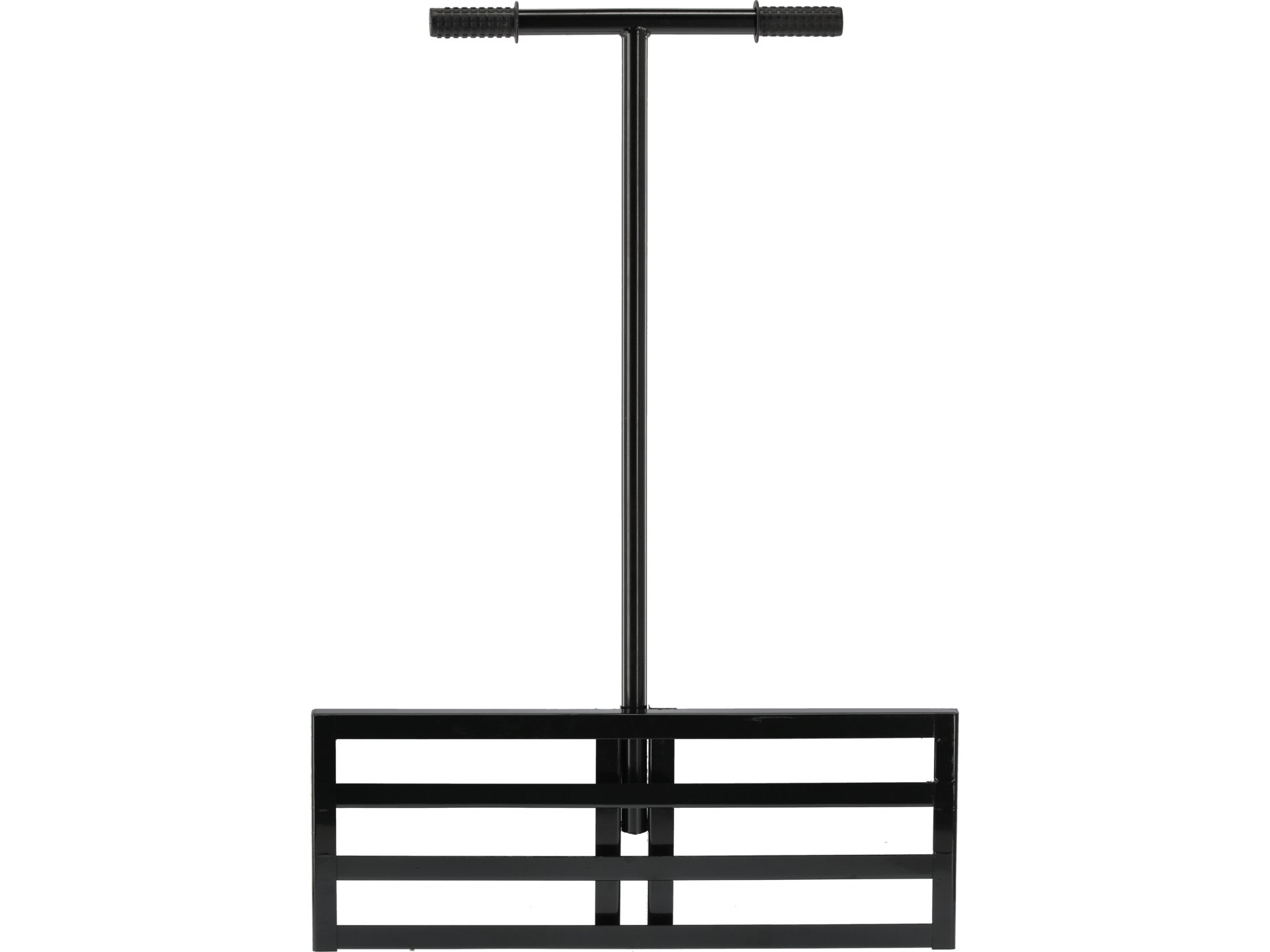 Manual lawn leveling rake