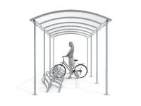 Velo nojume tikai segta, 15 velosipēdiem / 630 cm