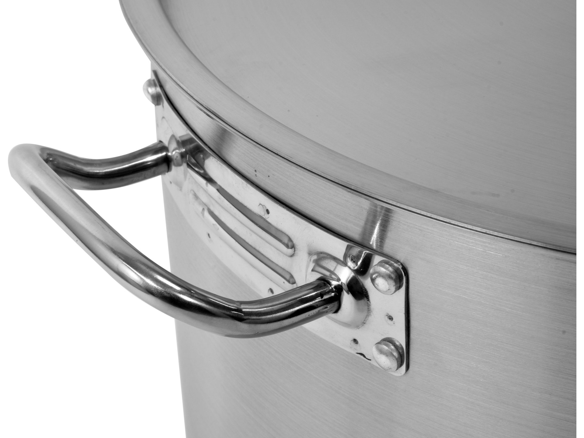 Deep stockpot with lid