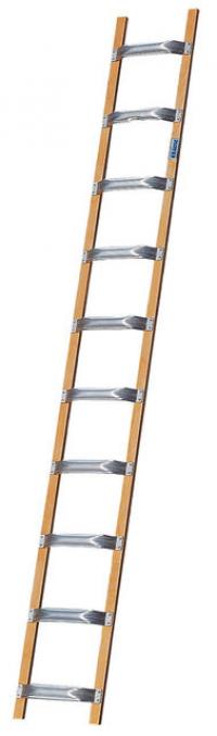 Aliuminio ir medžio kopėčios stogui, 8 pakuotė, - 2.25m
