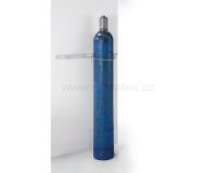 Holder for a wall for 2 gas bottles