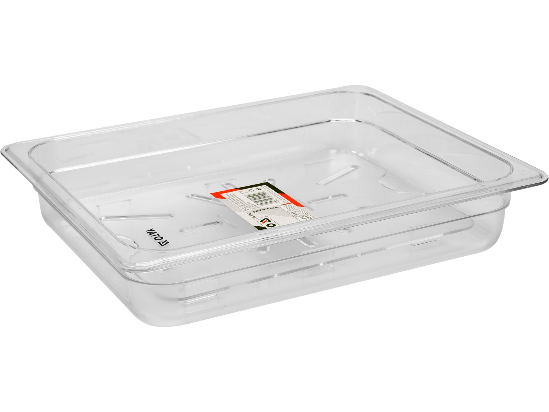 Drain shelf for PC gastronom container