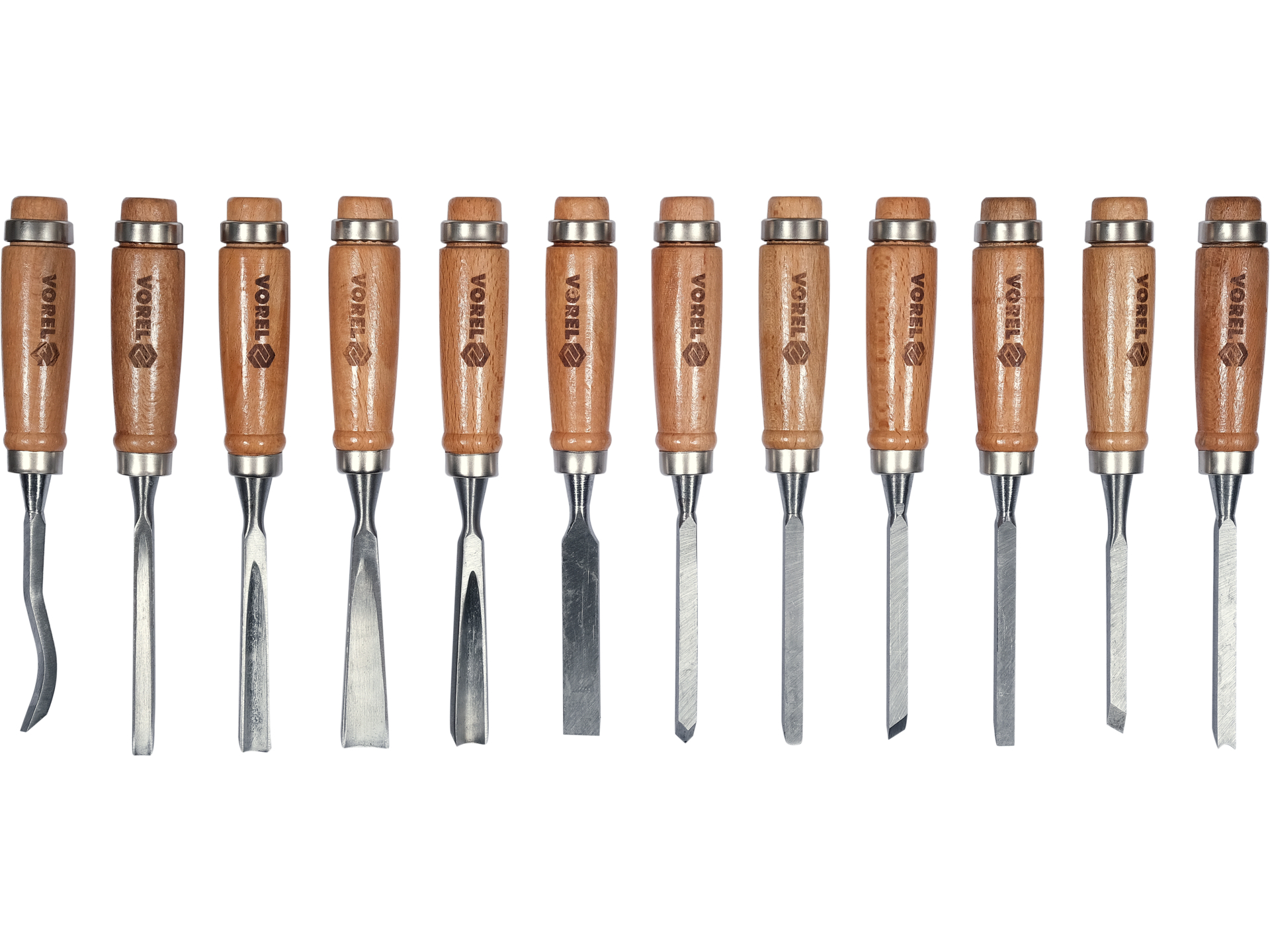 Wood carving chisel set