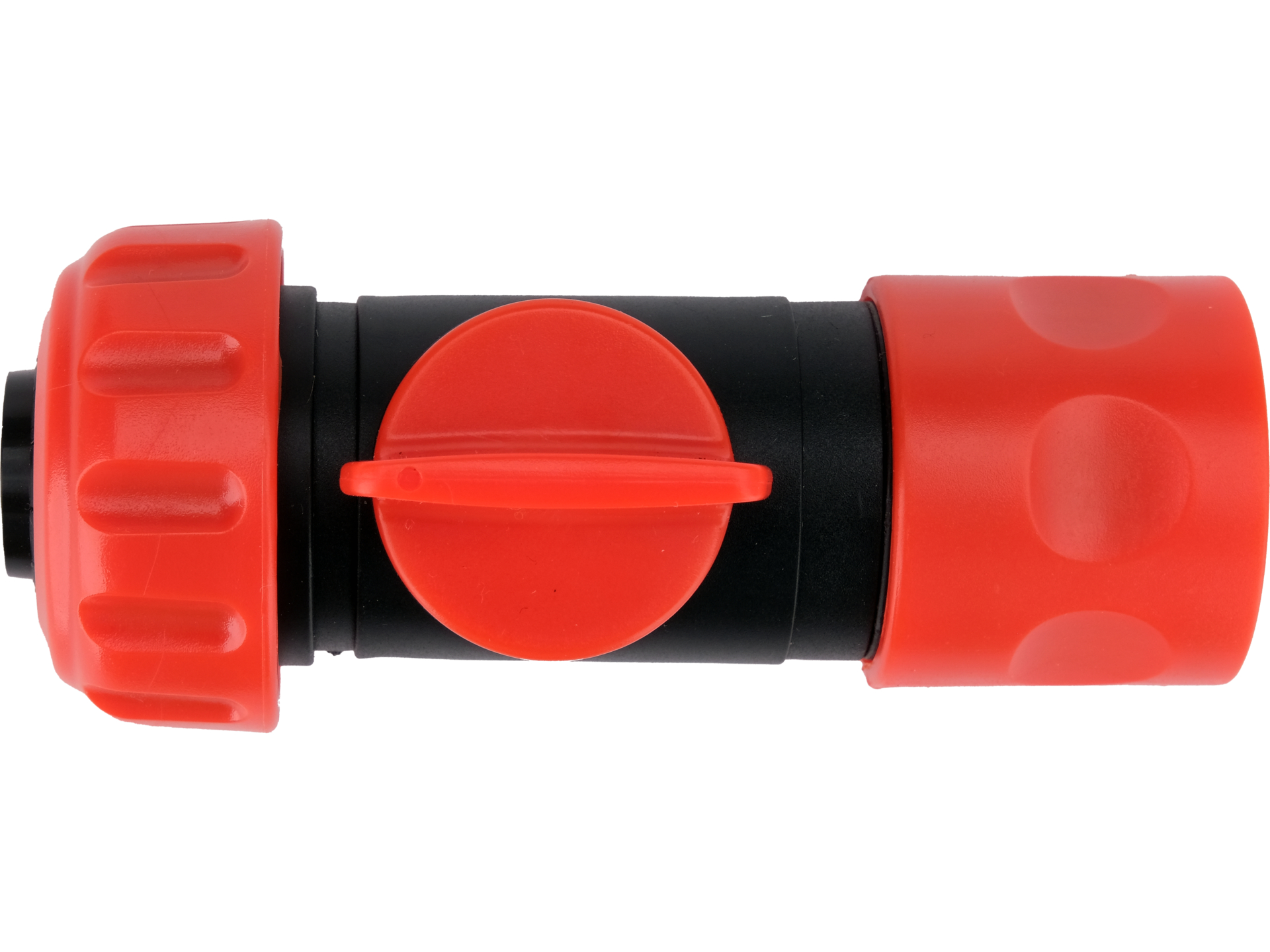 Hose connector with valve