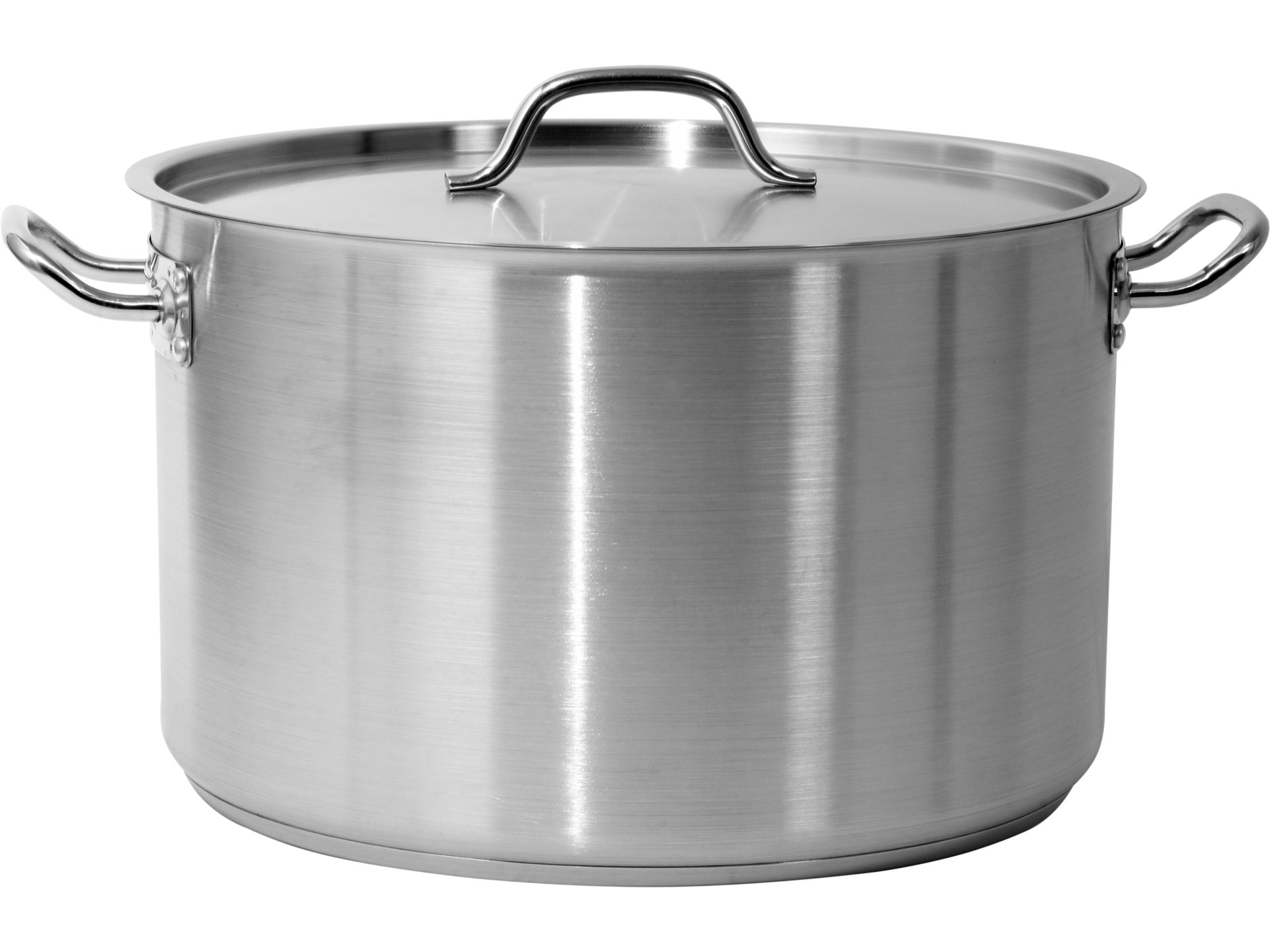 Low stockpot with lid