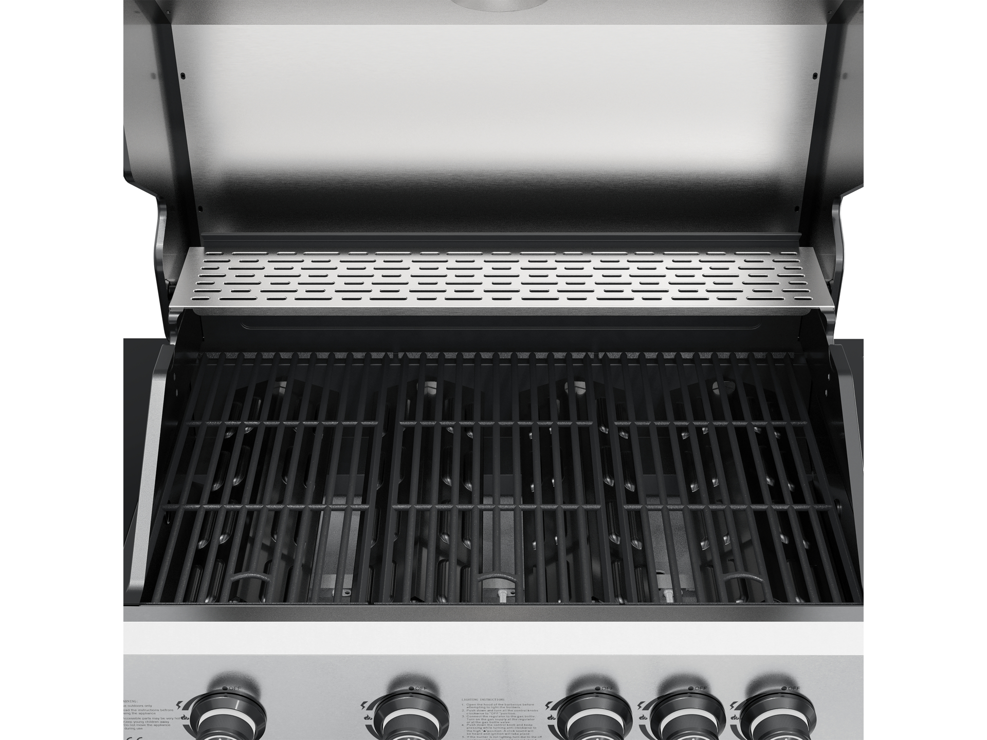 Gas grill with mini kitchen