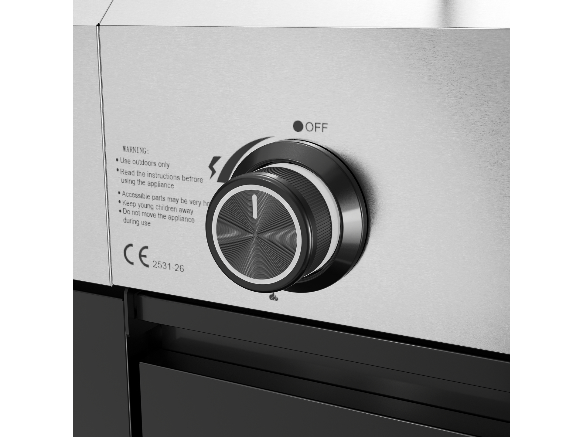 Gas grill with mini kitchen