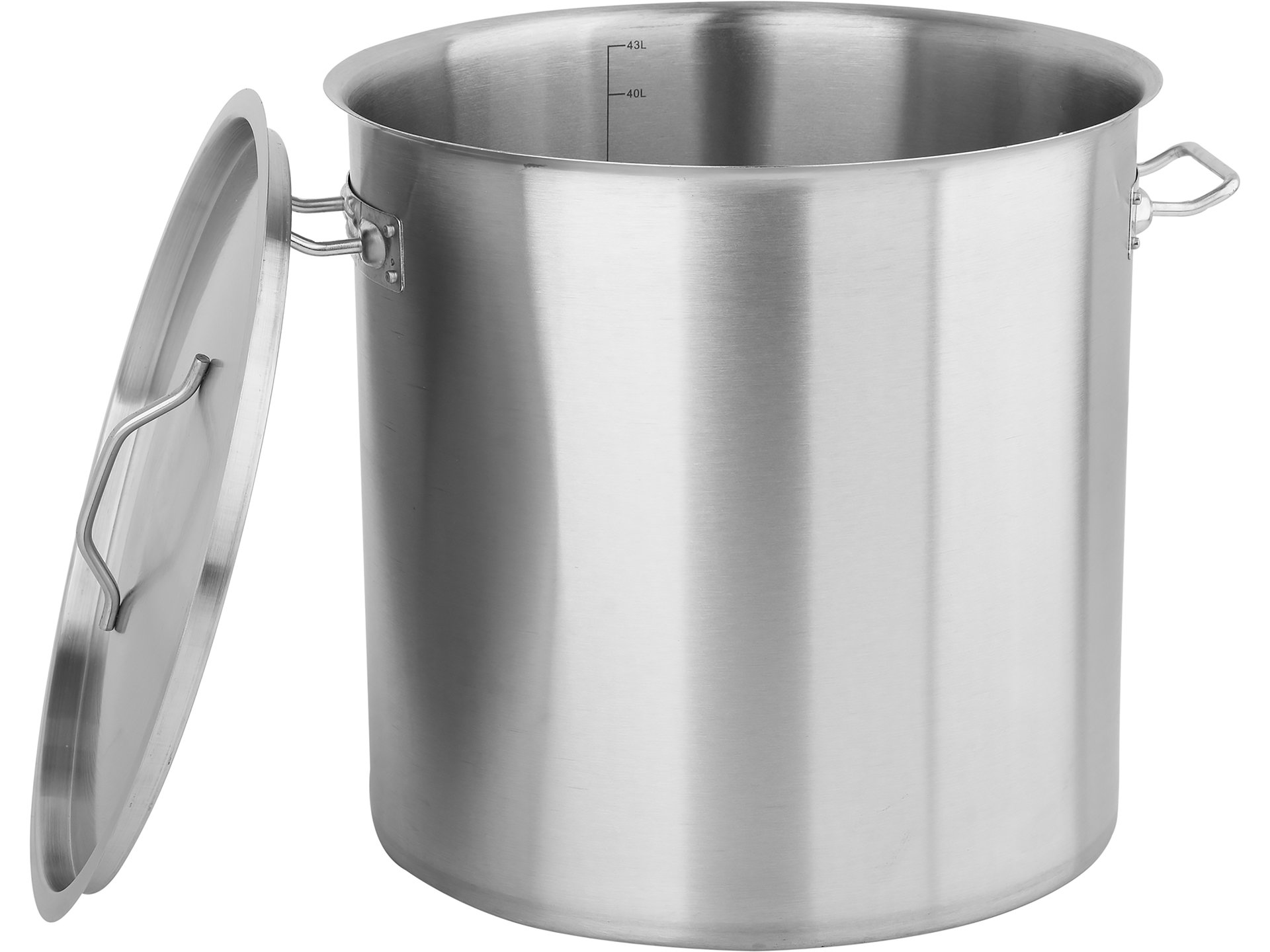 Deep stockpot with lid