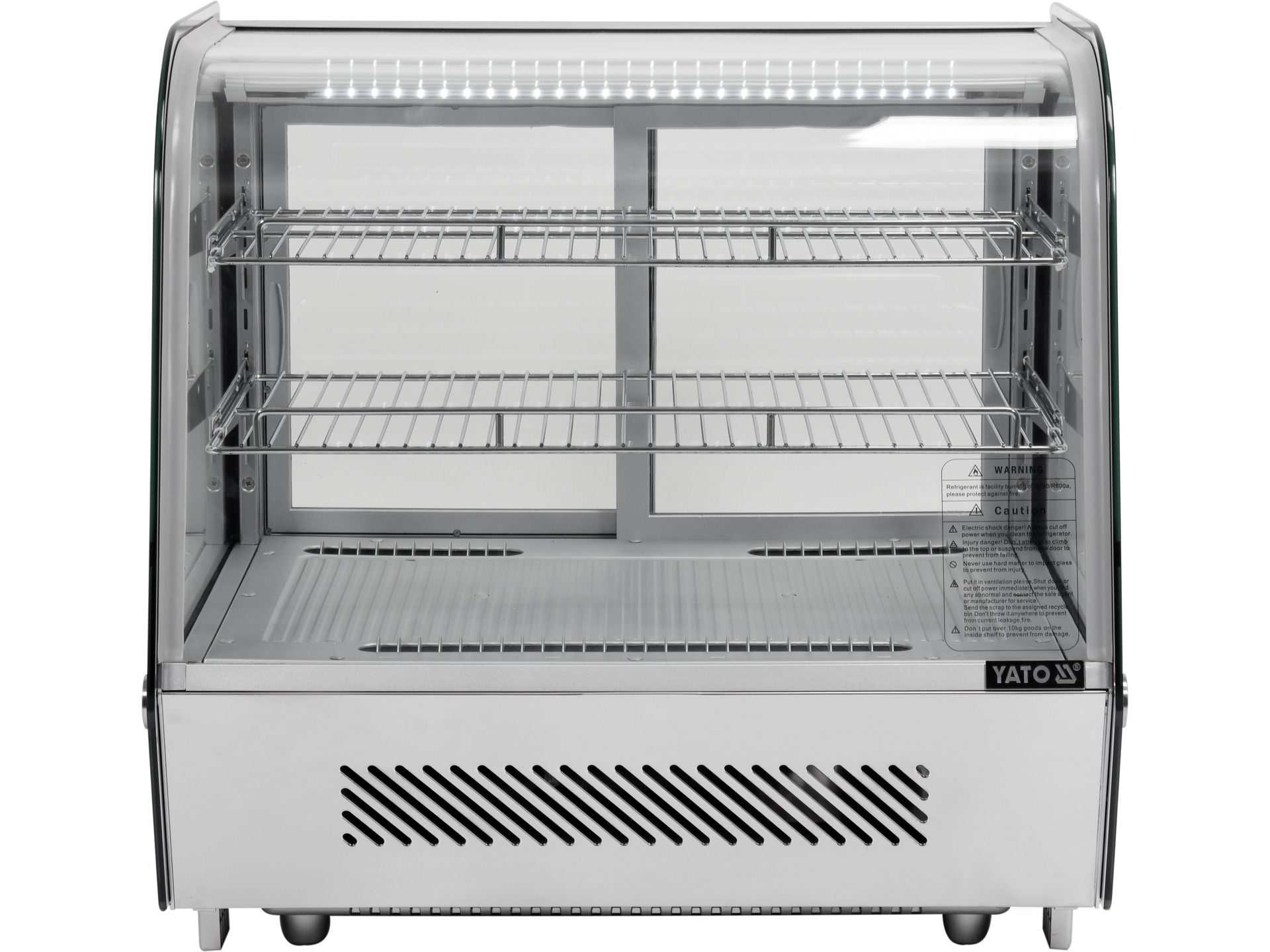 Refrigerated display case