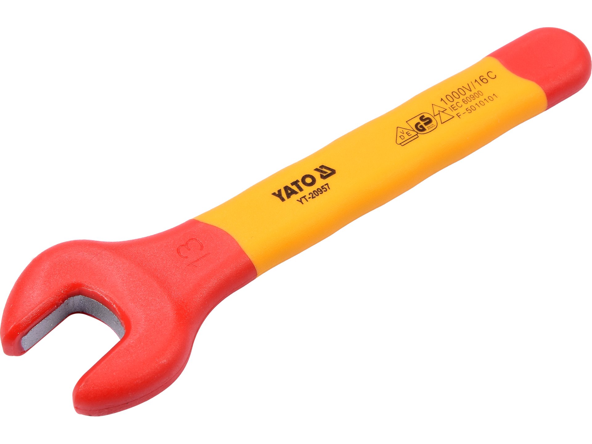 Insulated open end wrench