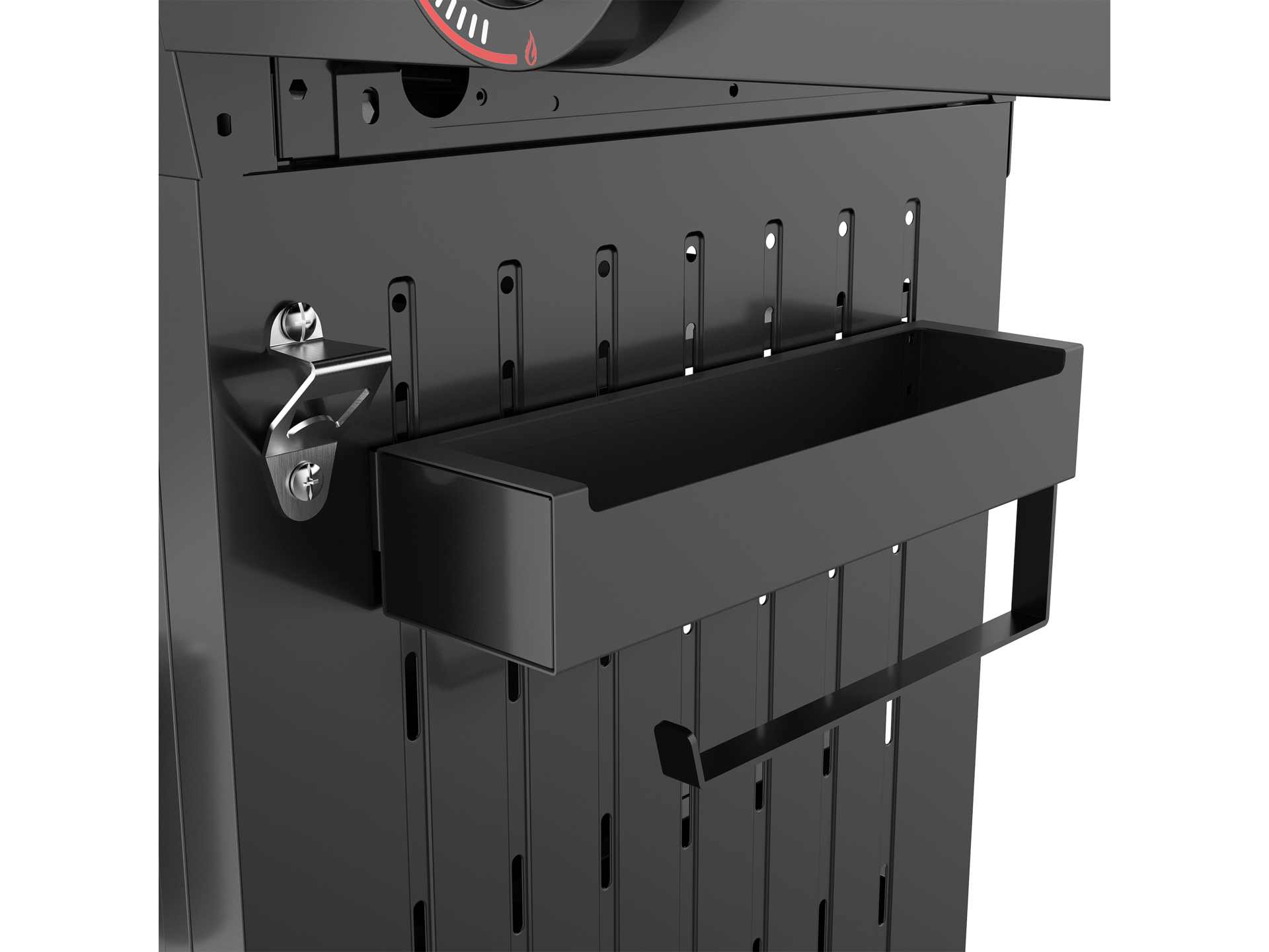 Gas grill with air fryer