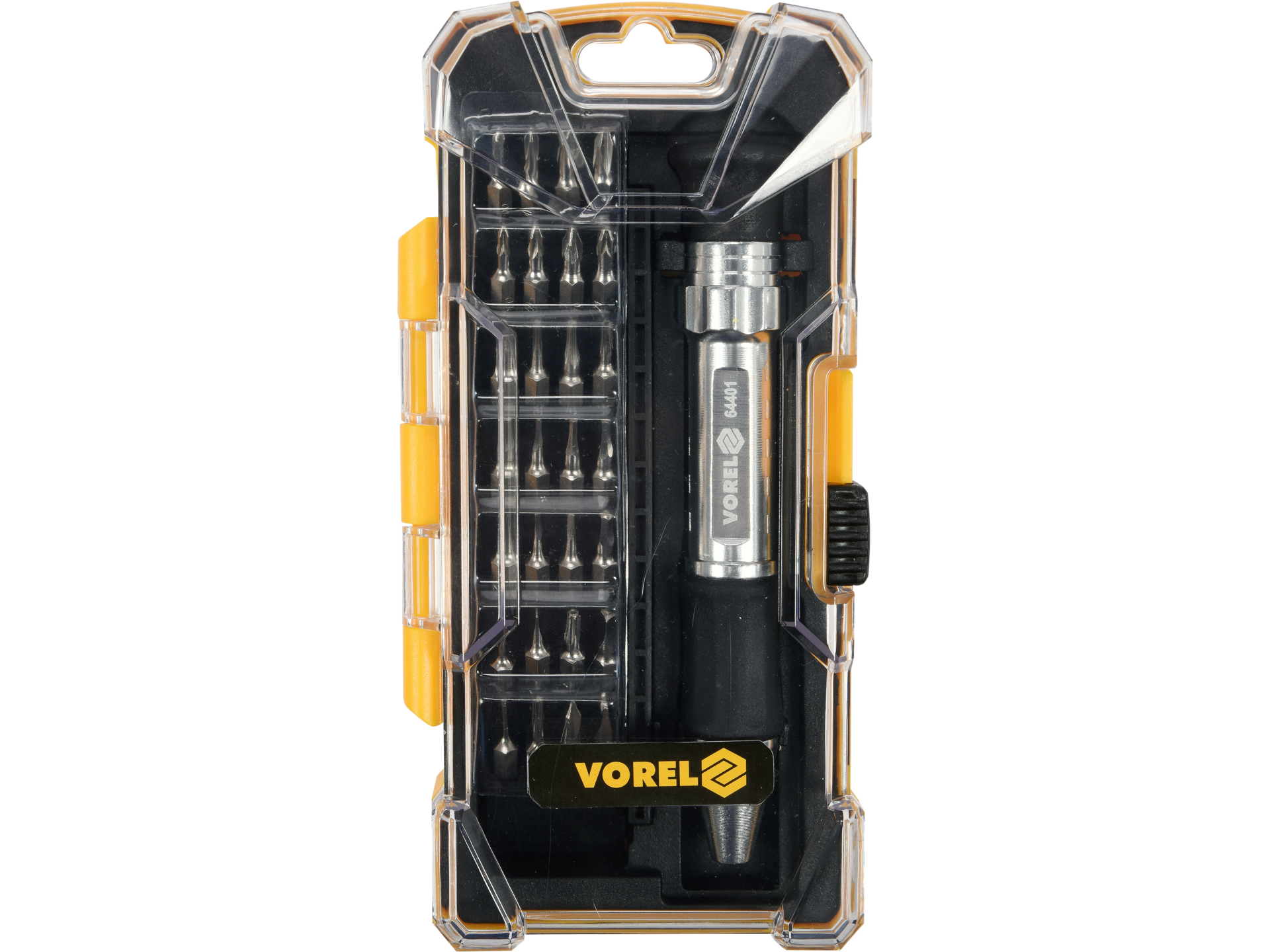 Ratchet screwdriver set with bits