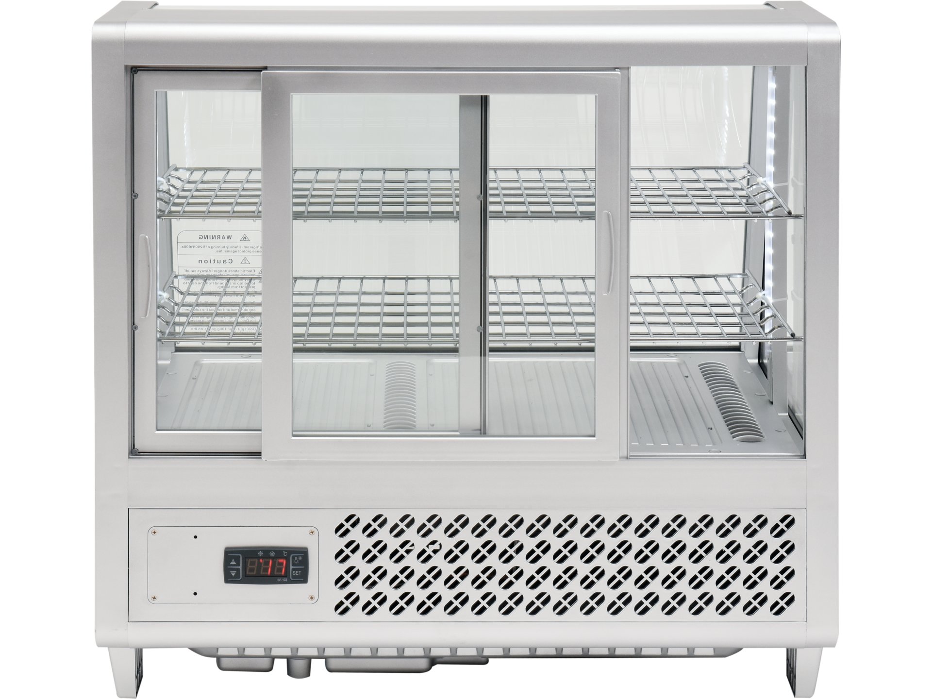 Refrigerated display case