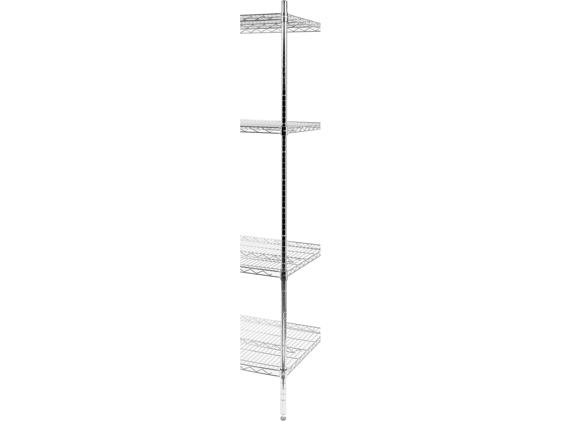 Post for storage rack 