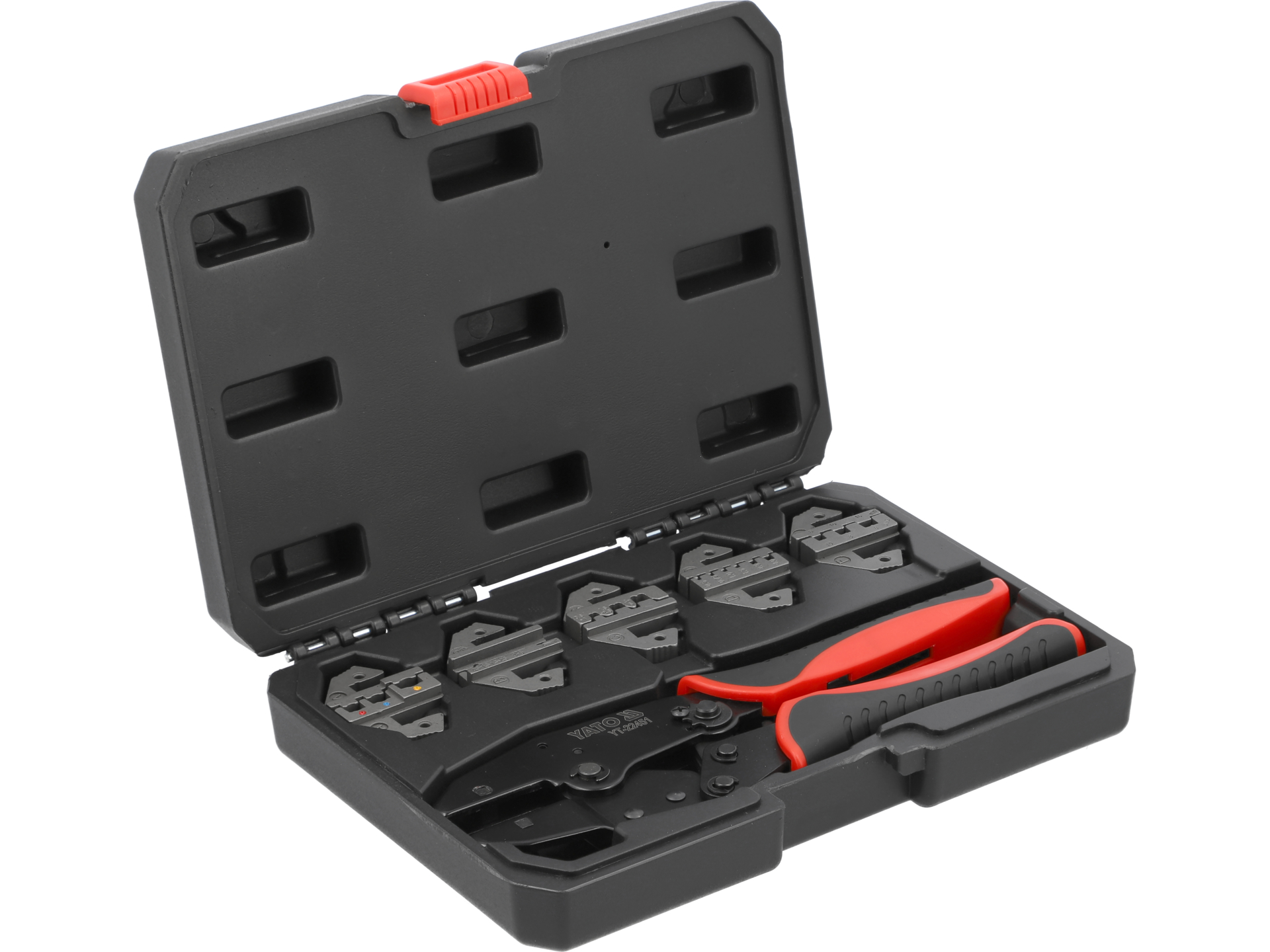 Quick interchangeable ratchet crimper set