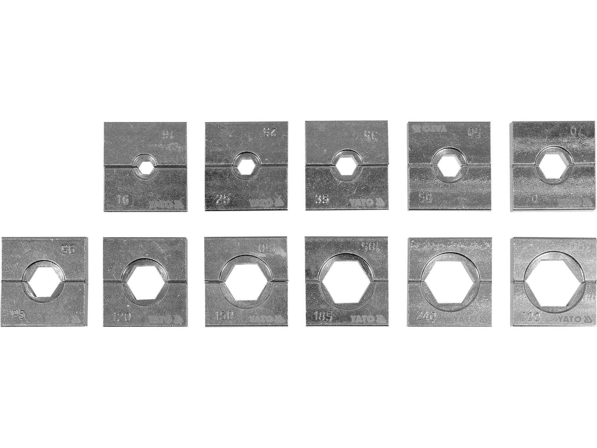 Spare dies for crimping tool