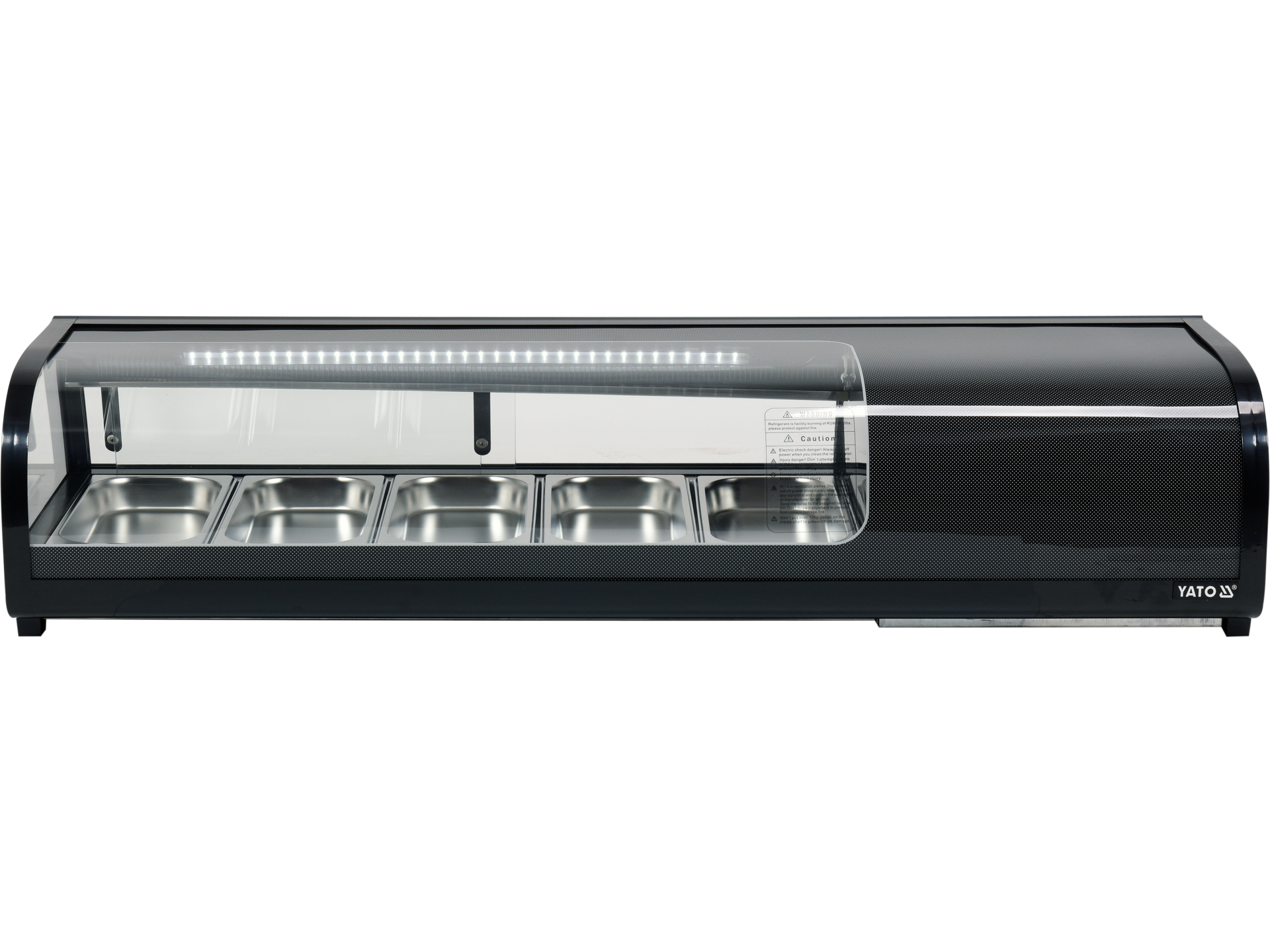 Refrigerated sushi display case